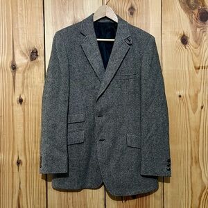 Vintage Richman Brothers Wool Herringbone Blazer Size 42L